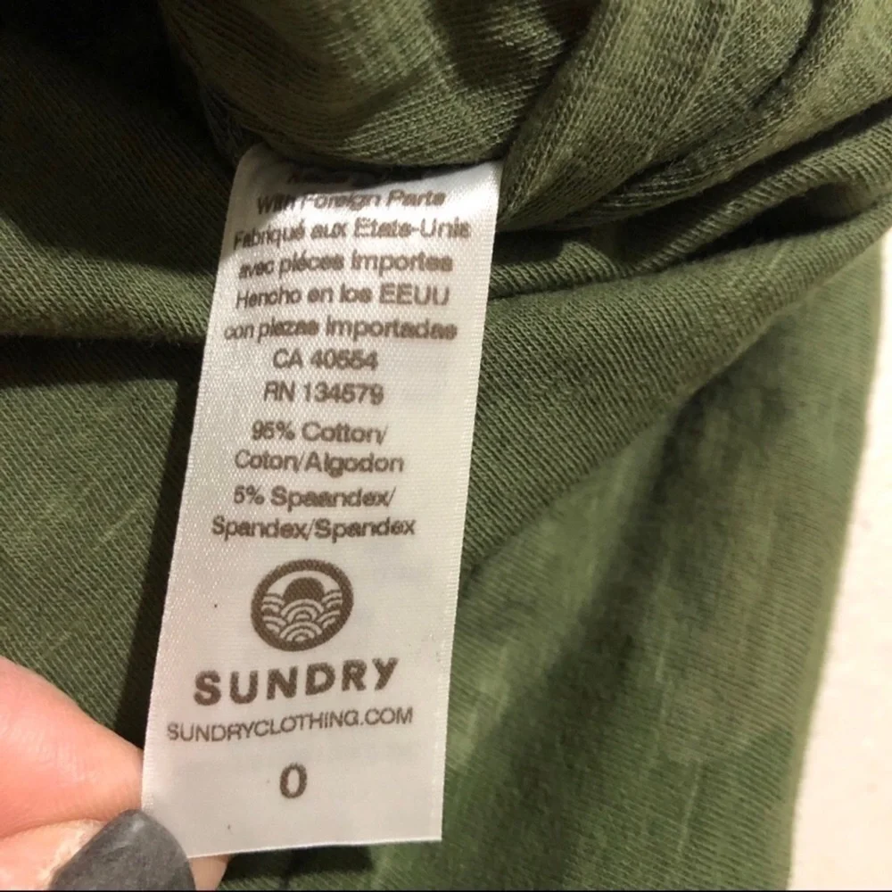 Sundry by Evereve Soleil Mini Skirt Camo Side Ruching Size 0 XS Summer Casual